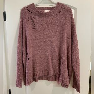Umgee Small distressed sweater